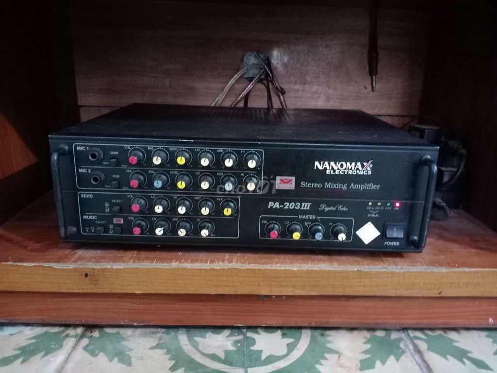 Amply Nanomax PA-203III Đen. Mua bán Tivi, Âm thanh tại Huyện Hoài Đức Hà Nội được đăng bởi Hung Nguyen hình 1