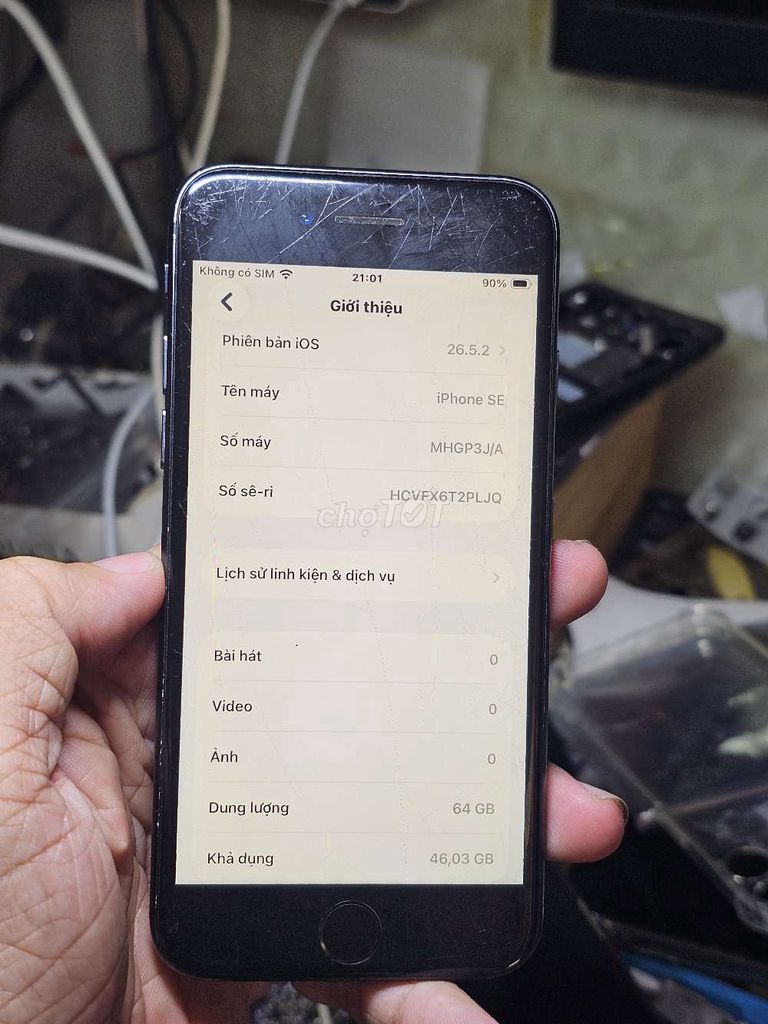 iPhone SE 64GB quốc tế zin toàn bộ giá rẻ . Mua bán Điện thoại tại Quận 8 Tp Hồ Chí Minh được đăng bởi Thiên Hòa mobile  hình 1