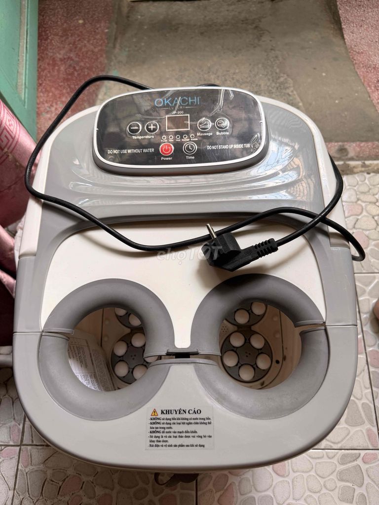 Bồn massage chân OKACHI Nhật Bản Trắng, Xám. Mua bán Nội thất, đồ gia dụng khác tại Quận Bình Thạnh Tp Hồ Chí Minh được đăng bởi Toan Phung hình 1