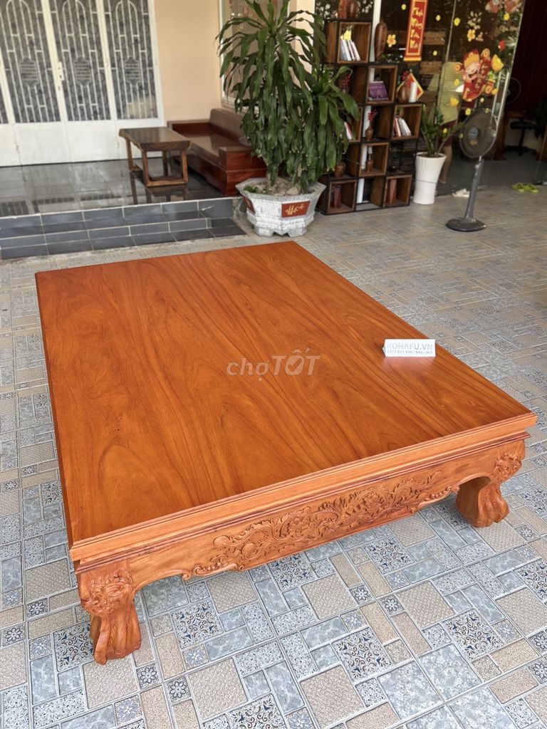 Đi Văng Gỗ Sang Trọng - Chạm Khắc Tinh Xảo. Mua bán Giường, chăn ga gối nệm tại Huyện Châu Thành Bến Tre được đăng bởi NỘI THẤT GỖ NGUYÊN TẤM KOHAFU hình 1