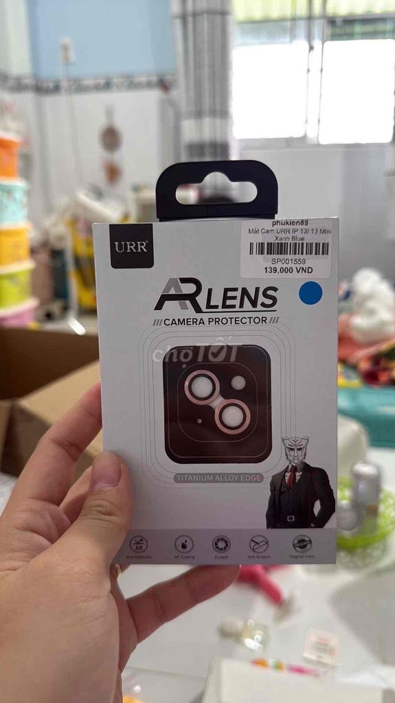 Ốp lưng URR iPhone 13/13 Mini Xanh dương. Mua bán Phụ kiện (Màn hình, Chuột...) tại Thành phố Sóc Trăng Sóc Trăng được đăng bởi Lâm thị diễm my hình 1