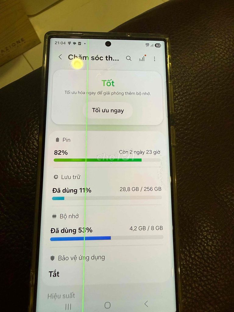 Samsung S23 Ultra 256GB Đen Lên sọc màn hình. Mua bán Điện thoại tại Quận Bình Thạnh Tp Hồ Chí Minh được đăng bởi Vân Lê hình 1