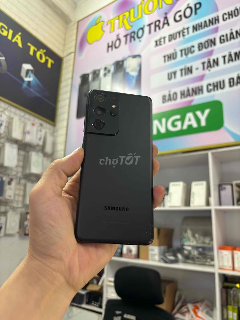 Samsung S21 Ultra 5G 512GB Đen Đã sử dụng. Mua bán Điện thoại tại Quận Sơn Trà Đà Nẵng được đăng bởi Diễm Diễm hình 1