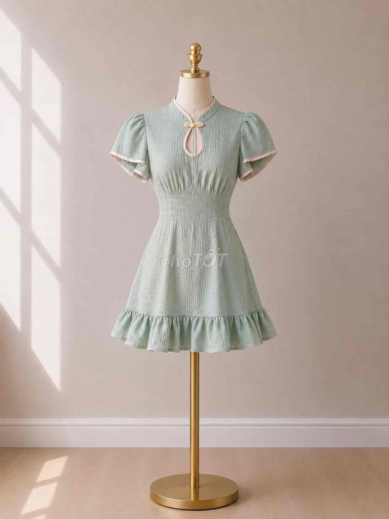 Đầm Nữ Xanh Bạc Hà Size S. Mua bán Quần áo tại Huyện Đức Hòa Long An được đăng bởi Trần Hương  hình 1