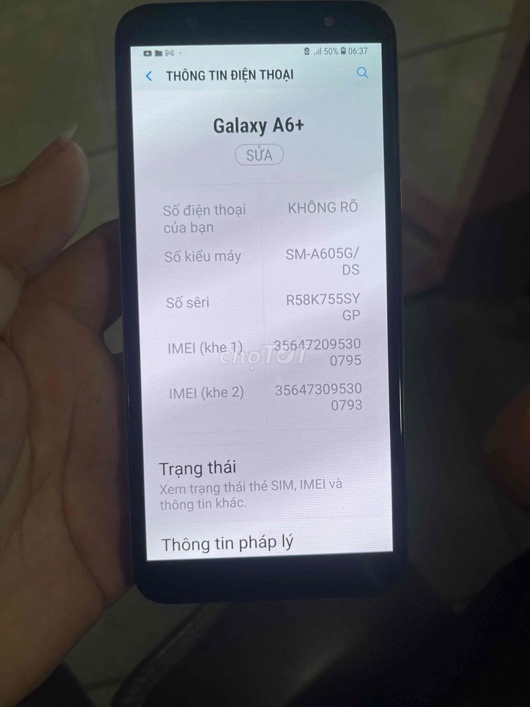 Samsung Galaxy A6+ 64GB Vàng. Mua bán Điện thoại tại Thị xã Tân Uyên Bình Dương được đăng bởi truong hình 1