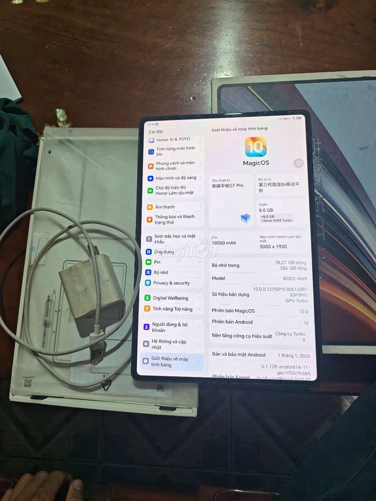 Honor Pad GT Pro 12.3 inch 8GB/256GB Đen. Mua bán Máy tính bảng tại Huyện Lộc Ninh Bình Phước được đăng bởi thienphuc hình 1