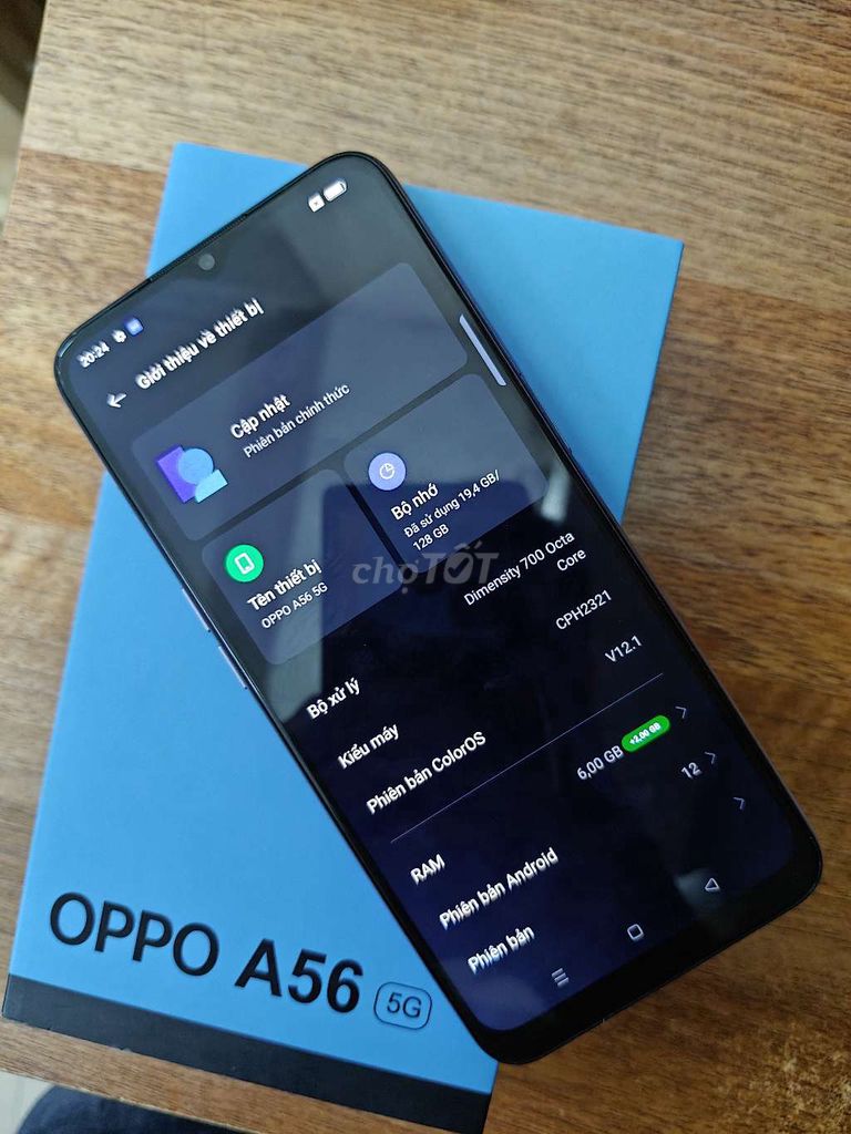 Oppo a56 bản 5G mới 99%