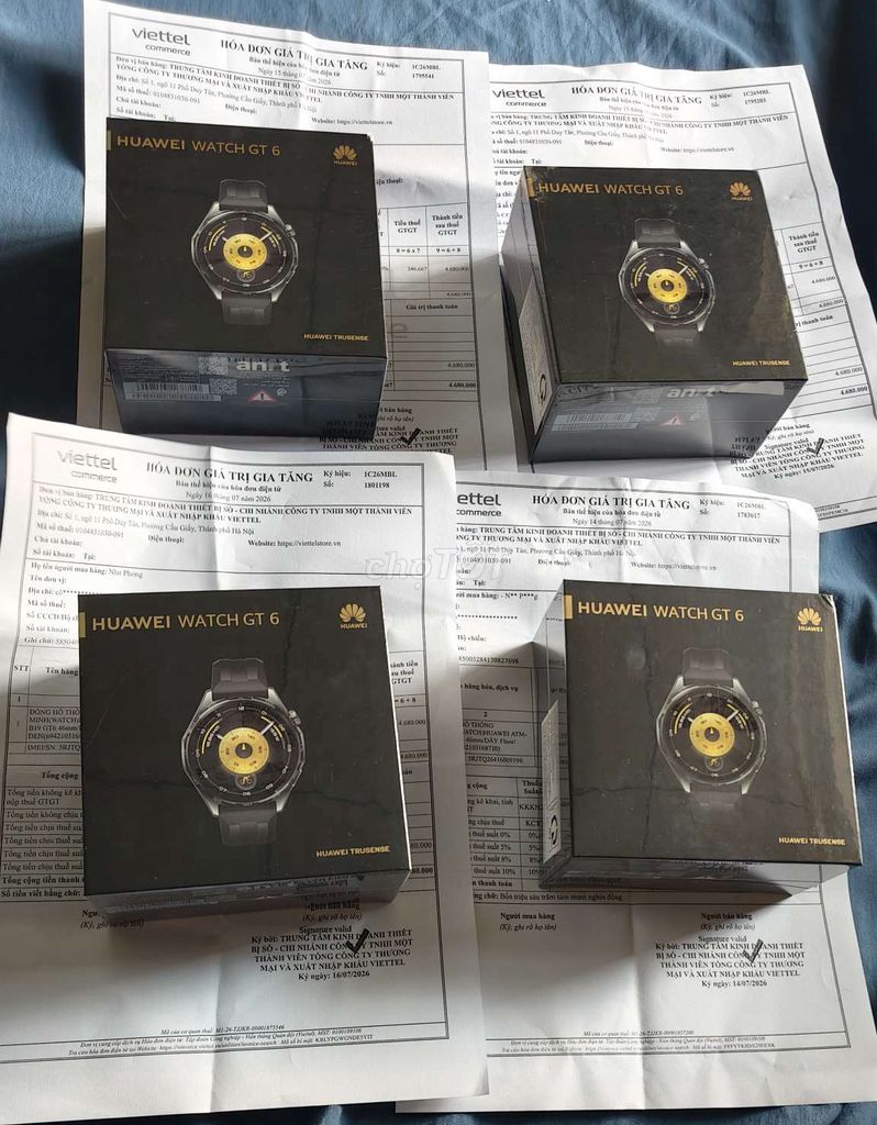 Huawei Watch GT6 46mm Đen, Newseal. Mua bán Thiết bị đeo thông minh tại Huyện Thuận Thành Bắc Ninh được đăng bởi Văn Thành Tiên Sinh hình 1