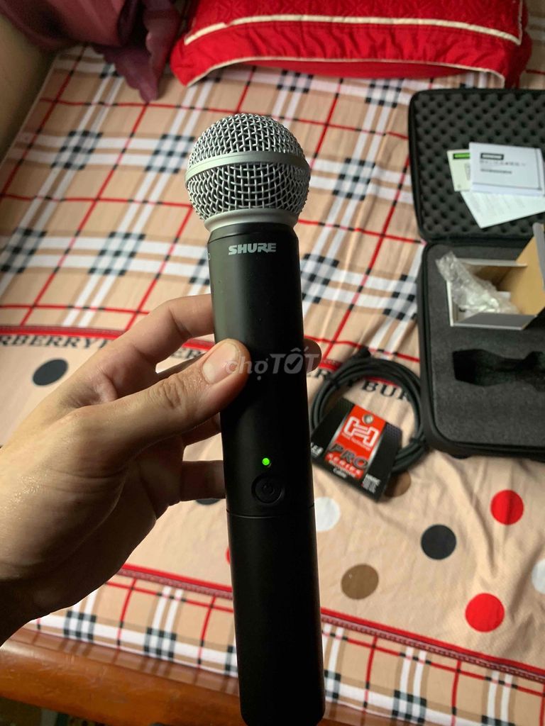 Micro không dây Shure BLX24A/SM58. Mua bán Tivi, Âm thanh tại Thành phố Việt Trì Phú Thọ được đăng bởi Nguyễn Hoàng Minh hình 1