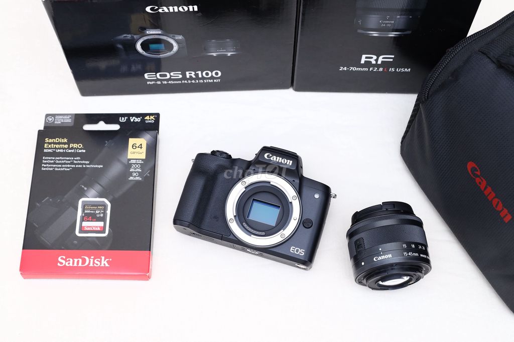 Canon EOS M50 (Kiss M) + Lens 15-45mm CẦN BÁN. Mua bán Máy ảnh, Máy quay tại Thành phố Thủ Đức Tp Hồ Chí Minh được đăng bởi Nguyễn Thị Hải Yến hình 1