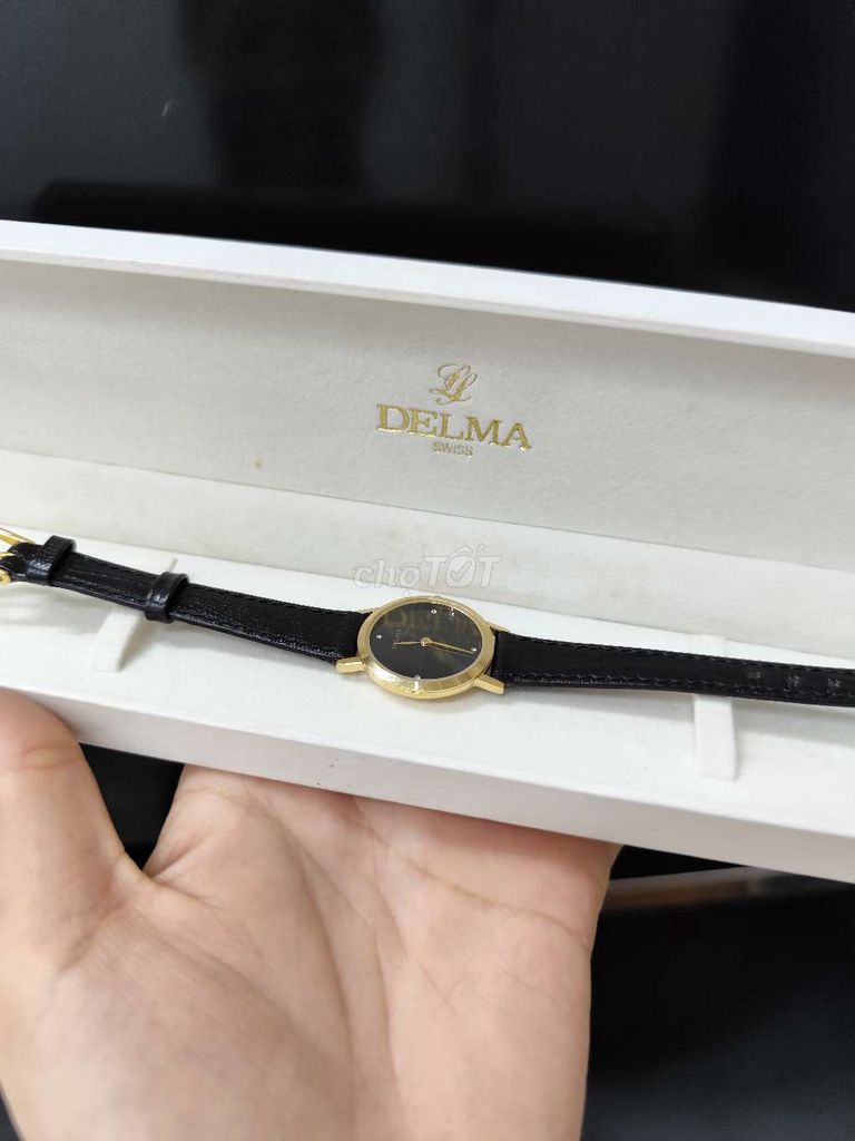 Đồng hồ Delma Nữ Dây da 25mm Thụy Sỹ full hộp . Mua bán Đồng hồ tại Quận 12 Tp Hồ Chí Minh được đăng bởi Ngoc hình 1