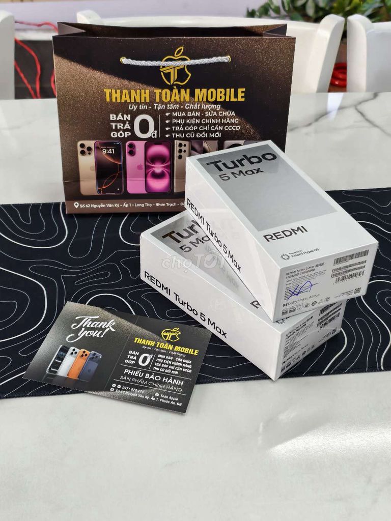 💥 Redmi Turbo 5 Max ,new seal 100% , BH 6tháng. Mua bán Điện thoại tại Huyện Nhơn Trạch Đồng Nai được đăng bởi thanh toàn mobile Nhơn trạch  hình 1