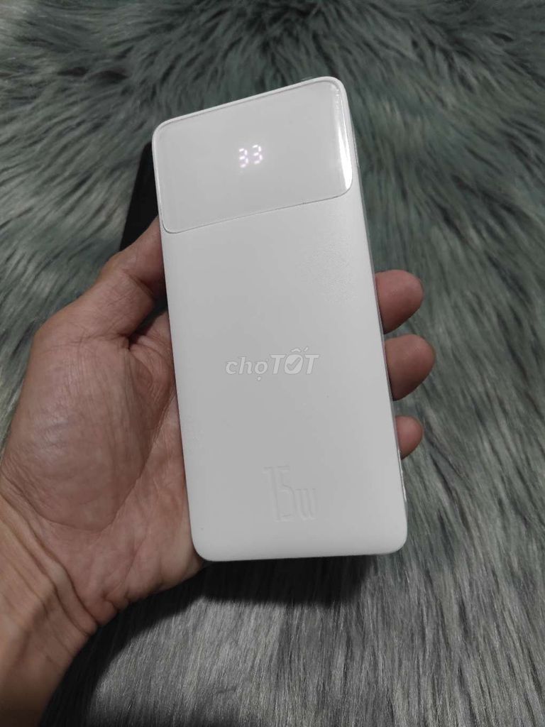 Pin Dự Phòng Baseus 20.000mAh- Bao 1 đổi 1