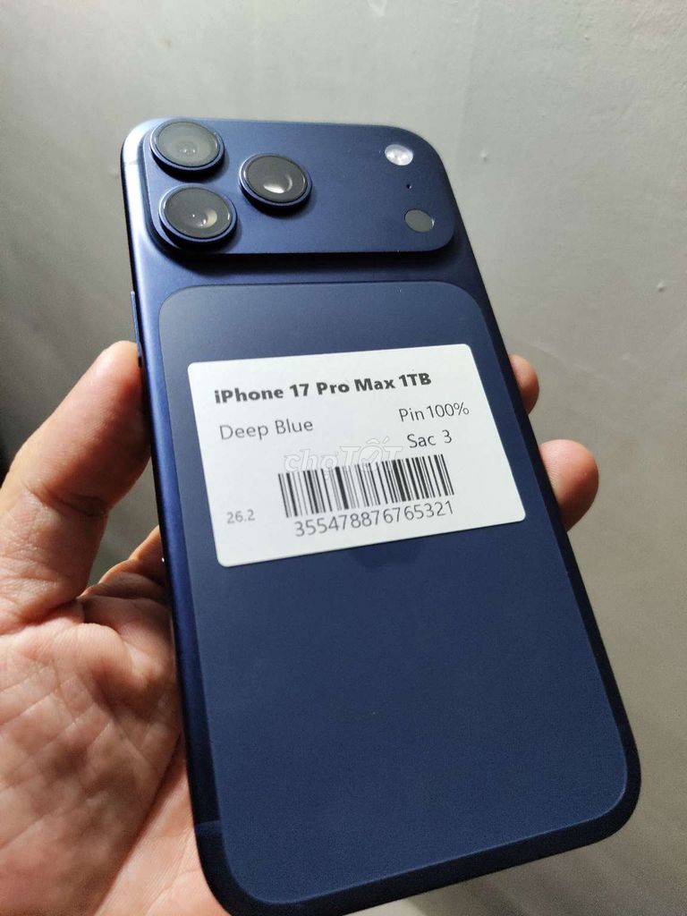 Apple iPhone 17 Pro Max 1TB Xanh. Mua bán Điện thoại tại Quận Cầu Giấy Hà Nội được đăng bởi Sơn TH hình 1
