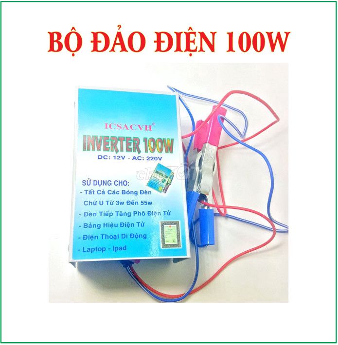 Bộ Đảo Điện Inverter 12V Ra 220V 100W Tiện Dụng