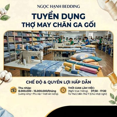 10 THỢ MAY 1 KIM, 5 THỢ PHỤ