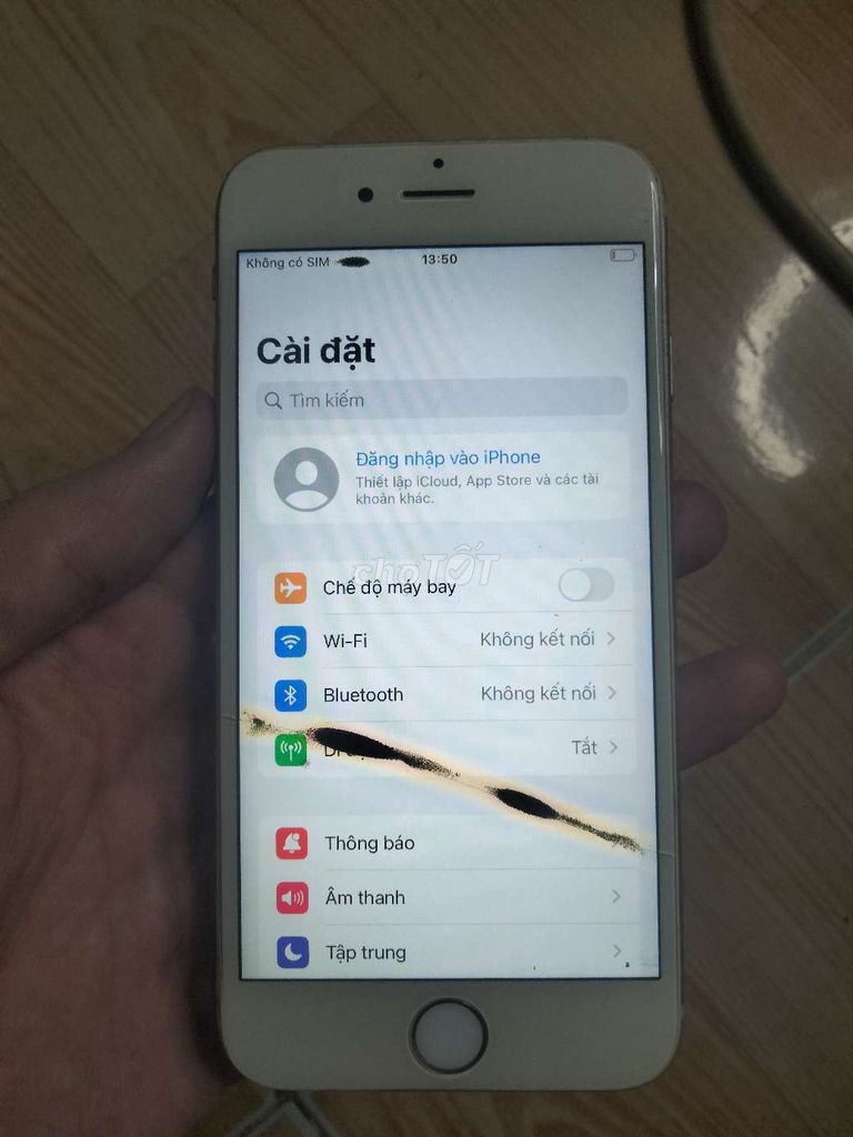 iPhone 6S 16GB Bạc Hỏng vân tay, nứt màn, chai pin. Mua bán Điện thoại tại Thành phố Thủ Đức Tp Hồ Chí Minh được đăng bởi Vien Nguyen hình 1