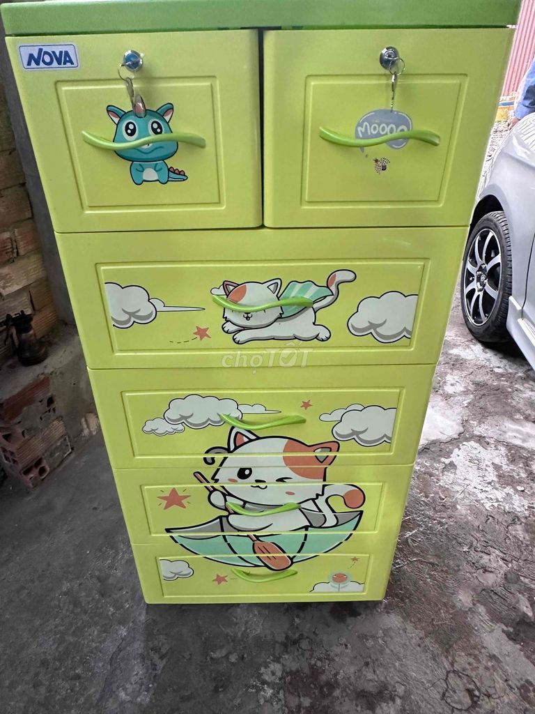 Tủ nhựa NOVA Xanh lá có khóa. Mua bán Tủ, kệ gia đình tại Quận Bình Tân Tp Hồ Chí Minh được đăng bởi An hình 1