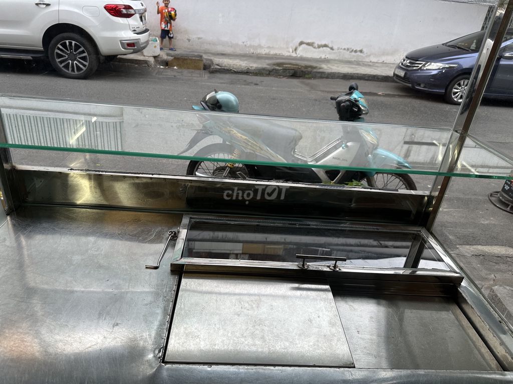 Xe trà sữa Kính Inox Tủ đá âm. Mua bán Đồ chuyên dụng, Giống nuôi trồng tại Quận 11 Tp Hồ Chí Minh được đăng bởi khai vi hình 1