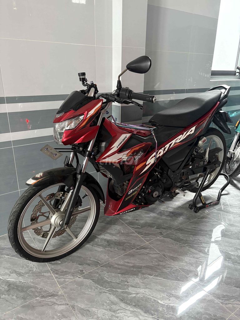 Suzuki Satria 2018 Đỏ đen. Mua bán Xe máy tại Huyện Thạnh Trị Sóc Trăng được đăng bởi Quang Trần hình 2