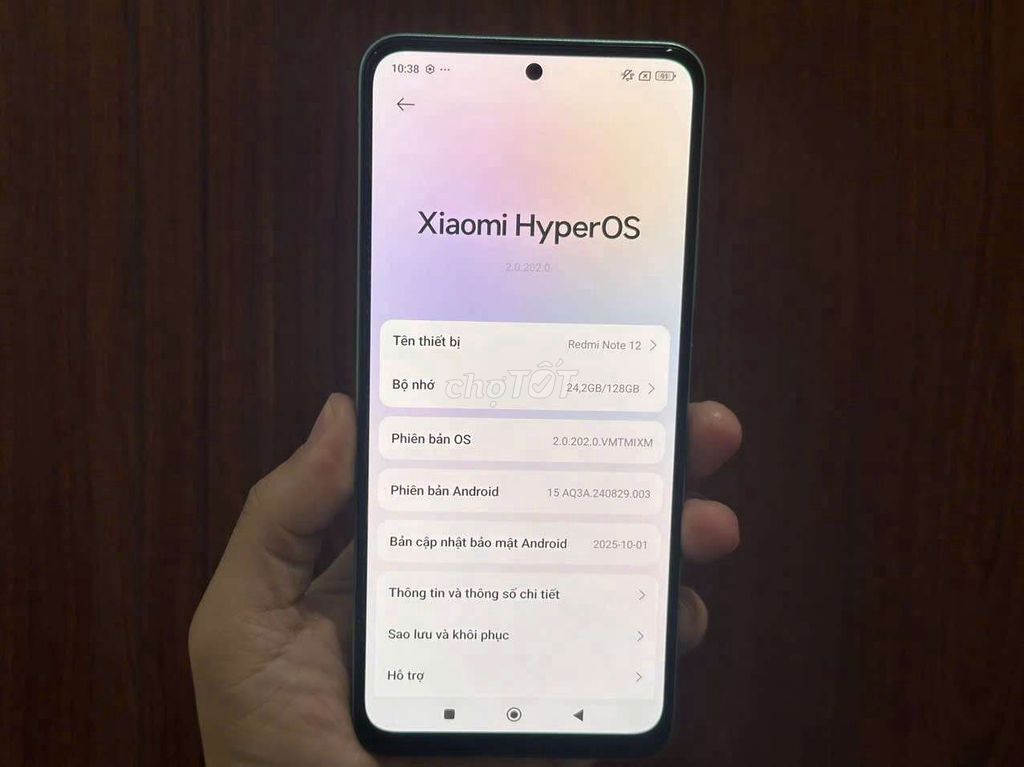 Xiaomi Redmi Note 12 128GB Xanh. Mua bán Điện thoại tại Quận Cầu Giấy Hà Nội được đăng bởi Nguyễn Xuân Trường hình 1