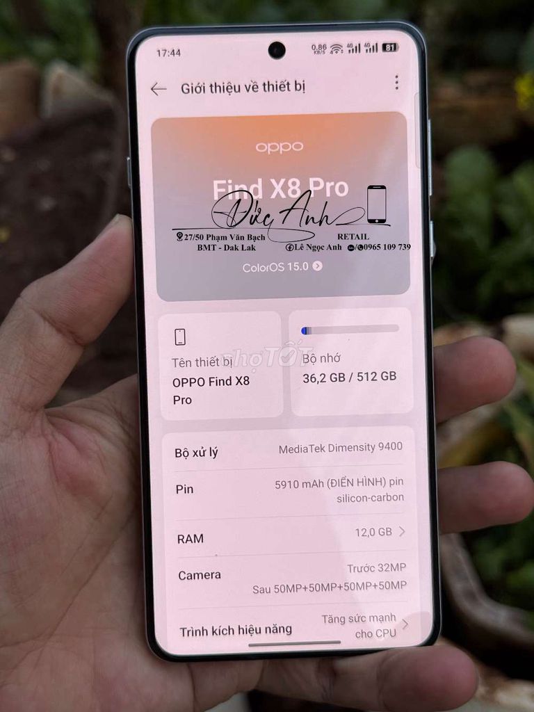 Oppo Find X8 Pro - 12/512gb