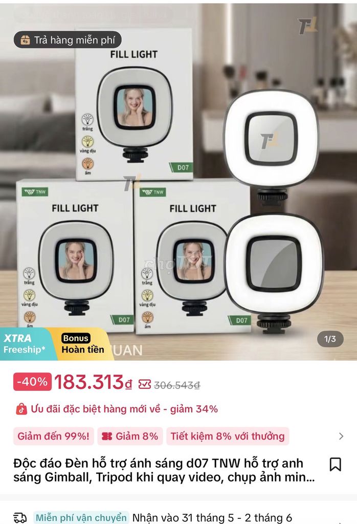 Đèn hỗ trợ live- chụp. Mua bán Đèn tại undefined Long An được đăng bởi Thanh Ngân hình 1