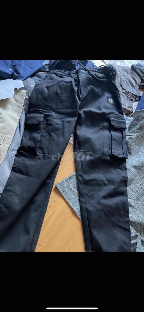 Quần cargo nam màu Đen size M. Mua bán Quần áo tại Quận 12 Tp Hồ Chí Minh được đăng bởi Juki mỹ thơ hình 1