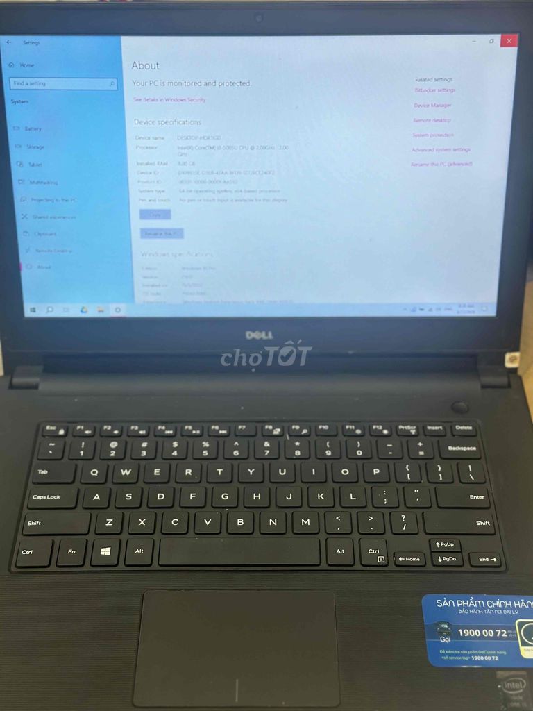 máy tính dell 8g/128G. Mua bán Laptop tại Quận Đống Đa Hà Nội được đăng bởi nguyen BBi hình 1