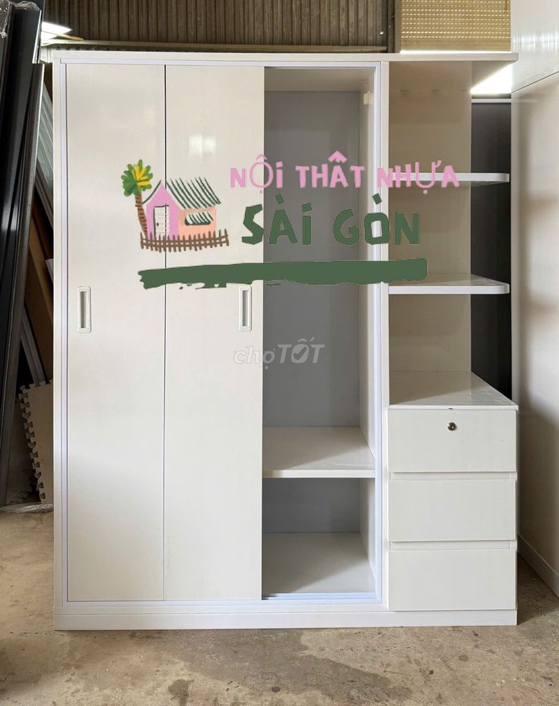 Tủ quần áo Nhựa Đài Loan Tủ quần áo<Tủ quần áo<. Mua bán Tủ, kệ gia đình tại Quận Gò Vấp Tp Hồ Chí Minh được đăng bởi Cửa Hàng Nội Thất hình 1