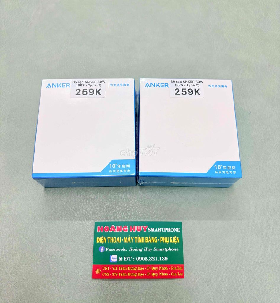 Bộ sạc ANKER SIÊU NHANH 30W - CHÂN SẠC GẤP GỌN. Mua bán Phụ kiện (Màn hình, Chuột...) tại Thành phố Qui Nhơn Bình Định được đăng bởi Hoàng Trinh hình 1