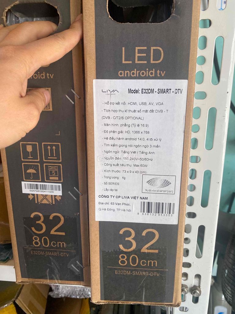 Tivi Liva E32DM-SMART-DTV. Mua bán Tivi, Âm thanh tại Thành phố Thái Bình Thái Bình được đăng bởi TiVi Chất  hình 1