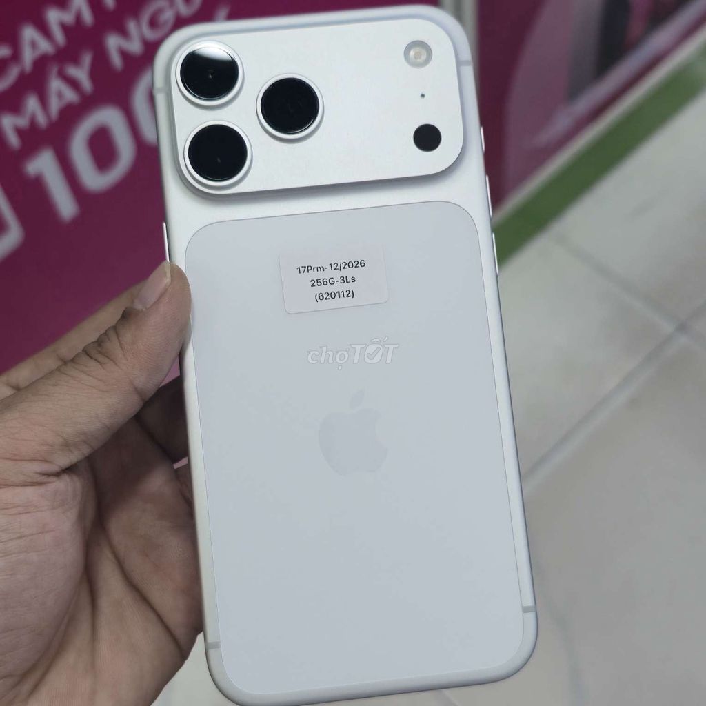 Apple 17 Promax 256GB Bạc 3L Sạc , Góp 0%. Mua bán Điện thoại tại Quận Ngô Quyền Hải Phòng được đăng bởi TRAN SONG HA hình 1