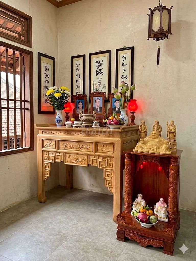 Bàn thờ Gỗ Nâu vàng 2 món. Mua bán Nội thất, đồ gia dụng khác tại Thành phố Biên Hòa Đồng Nai được đăng bởi Tiến hình 1