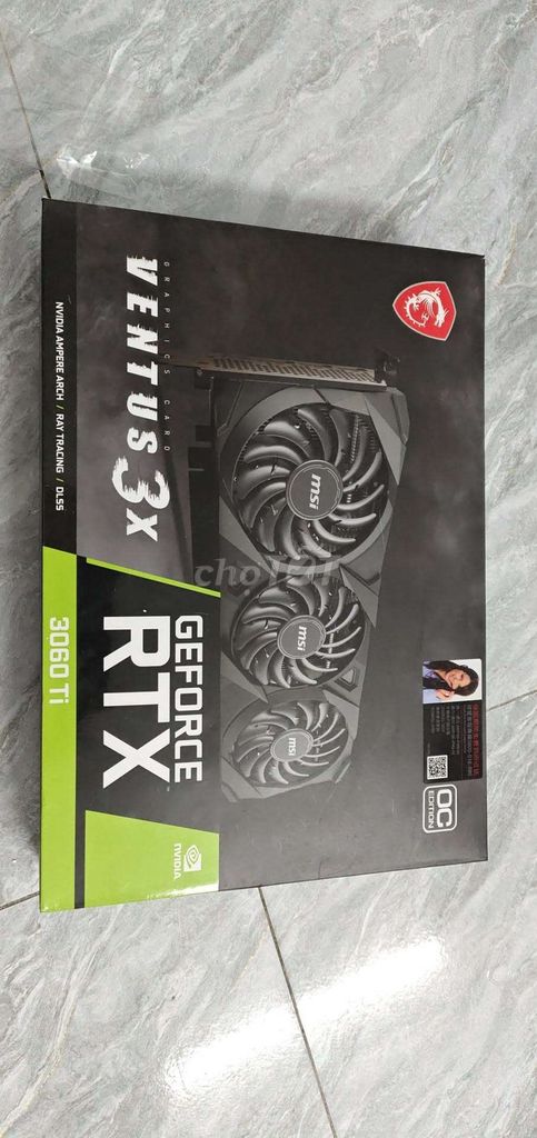 Card đồ họa MSI VENTUS 3X RTX 3060 Ti Đen. Mua bán Linh kiện (RAM, Card...) tại Quận Bắc Từ Liêm Hà Nội được đăng bởi Nguyễn Lộc hình 1