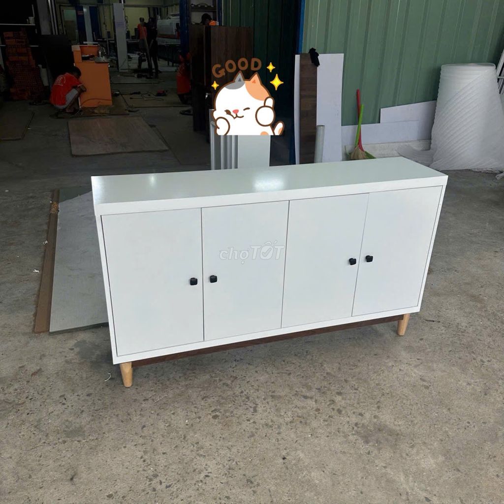 Tủ decor Gỗ Trắng 1m5x40cmx1m Hiện đại. Mua bán Tủ, kệ gia đình tại Quận 12 Tp Hồ Chí Minh được đăng bởi Thanh lý Phú Cường hình 1