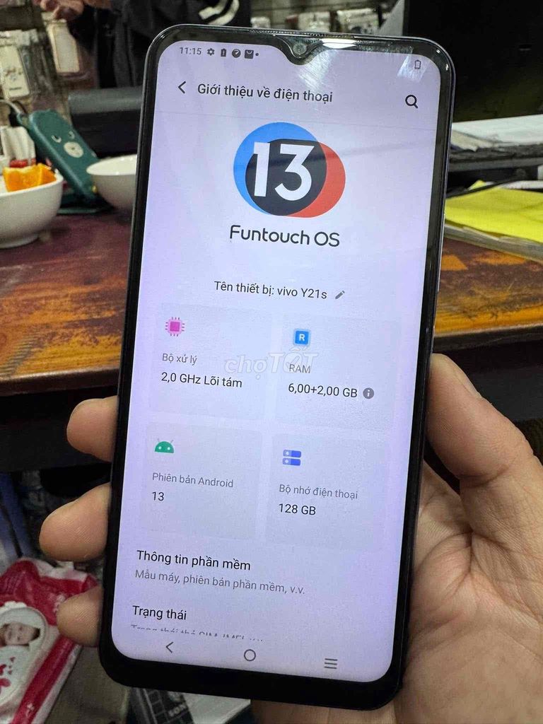 Vivo Y21S 6GB/128GB Xanh. Mua bán Điện thoại tại Thành phố Qui Nhơn Bình Định được đăng bởi HƯNG MOBILE 07 Nguyễn Tất Thành Trung Tâm Thương Mại COOPMART hình 1