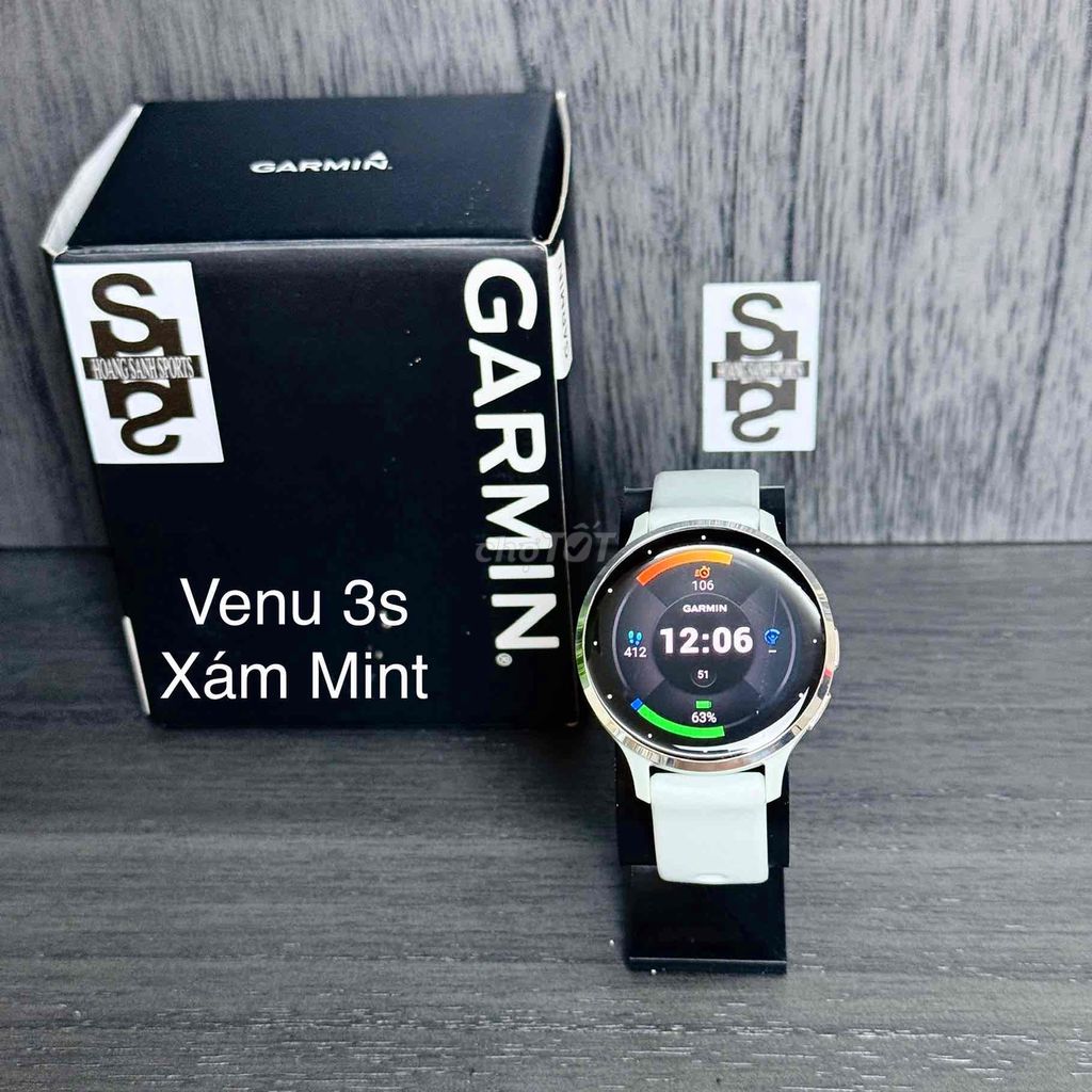 GARMIN VENU 3s Xanh Mint Xám CHÍNH HÃNG FULLBOX