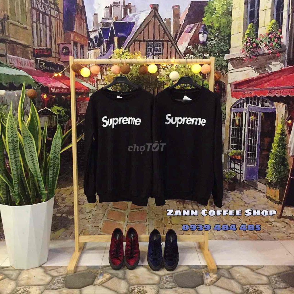 Áo nỉ Supreme vải Đen, Đỏ, Xanh. Mua bán Quần áo tại Thành phố Sóc Trăng Sóc Trăng được đăng bởi Vanvan hình 1