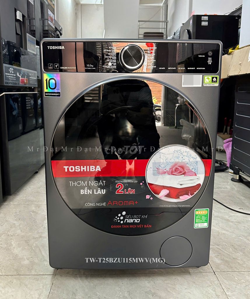 Máy giặt Inverter 10.5 kg TOSHIBA. TW-T25BZU115MWV. Mua bán Máy giặt tại Quận 8 Tp Hồ Chí Minh được đăng bởi Trần Thiện Đạt hình 1