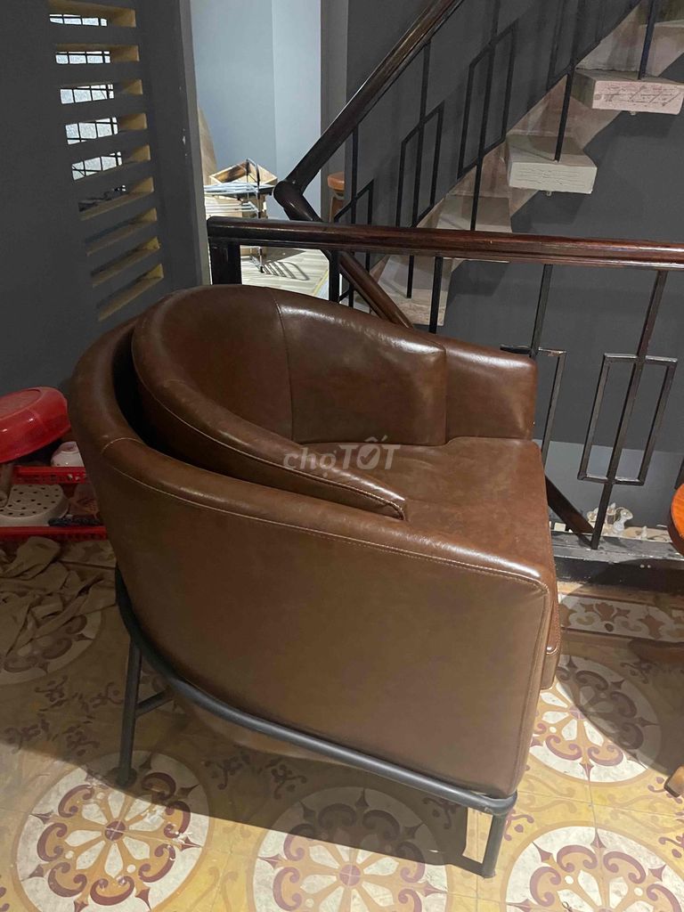 Ghế sofa da màu Nâu. Mua bán Bàn ghế tại Quận Thanh Khê Đà Nẵng được đăng bởi Tiêu Đình Hòa hình 1