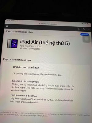 iPad Air 5 có gl