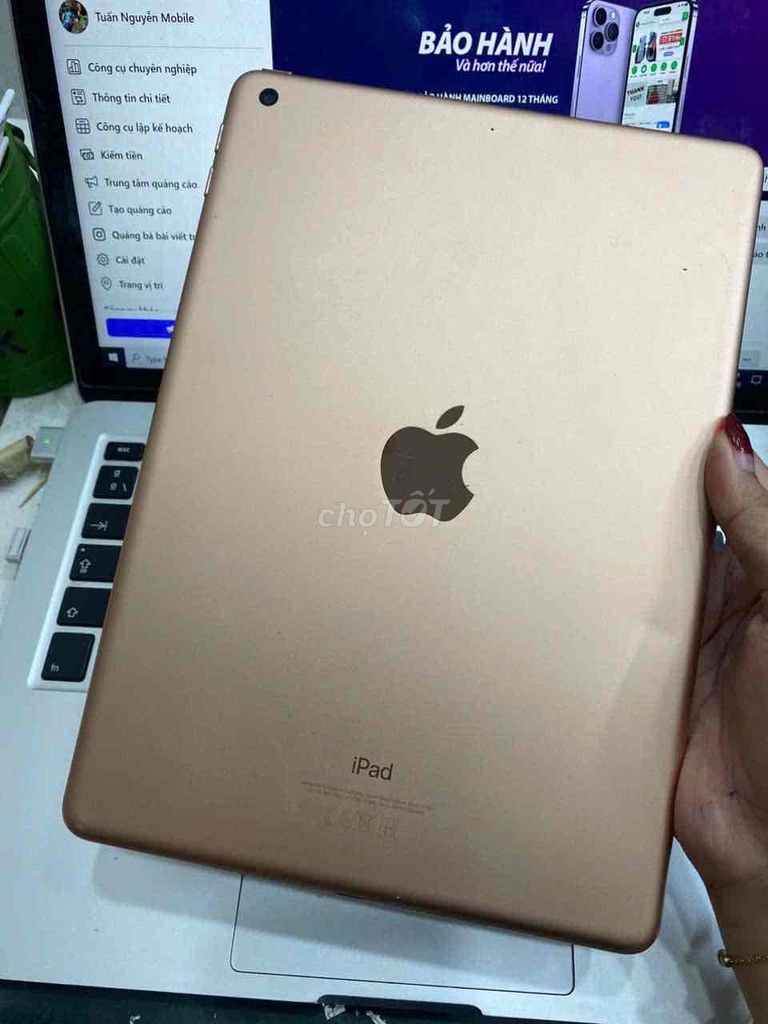 Apple iPad Gen 6 Wifi 128GB Vàng. Mua bán Máy tính bảng tại Quận 3 Tp Hồ Chí Minh được đăng bởi Tuấn Nguyễn hình 1