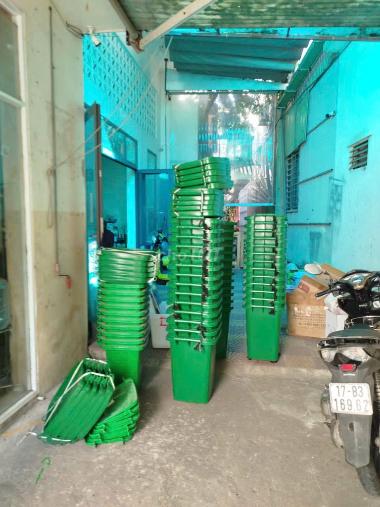 Thùng rác nhựa HDPE có bánh xe. Mua bán Nội thất, đồ gia dụng khác tại Quận Liên Chiểu Đà Nẵng được đăng bởi chuyên sỉ lẻ pallet hình 1