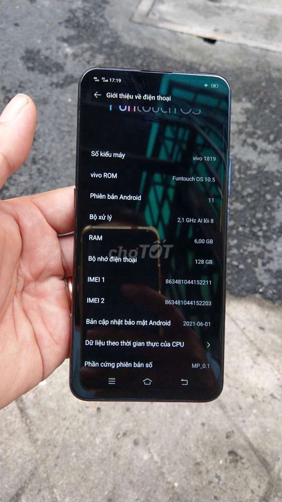 Vivo V15 Ram6/128 2Sim Full Zin Đẹp Yutub Mượt 99%. Mua bán Điện thoại tại Quận Gò Vấp Tp Hồ Chí Minh được đăng bởi Th Mobile Sg hình 5