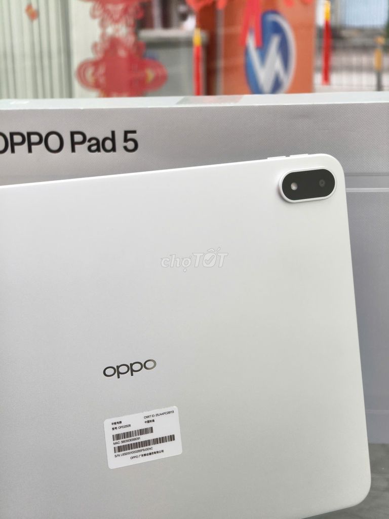 OPPO PAD 5 (8/128GB) Fullbox 99% Màu Titan. Mua bán Máy tính bảng tại Quận 11 Tp Hồ Chí Minh được đăng bởi Vinhanmobile hình 1