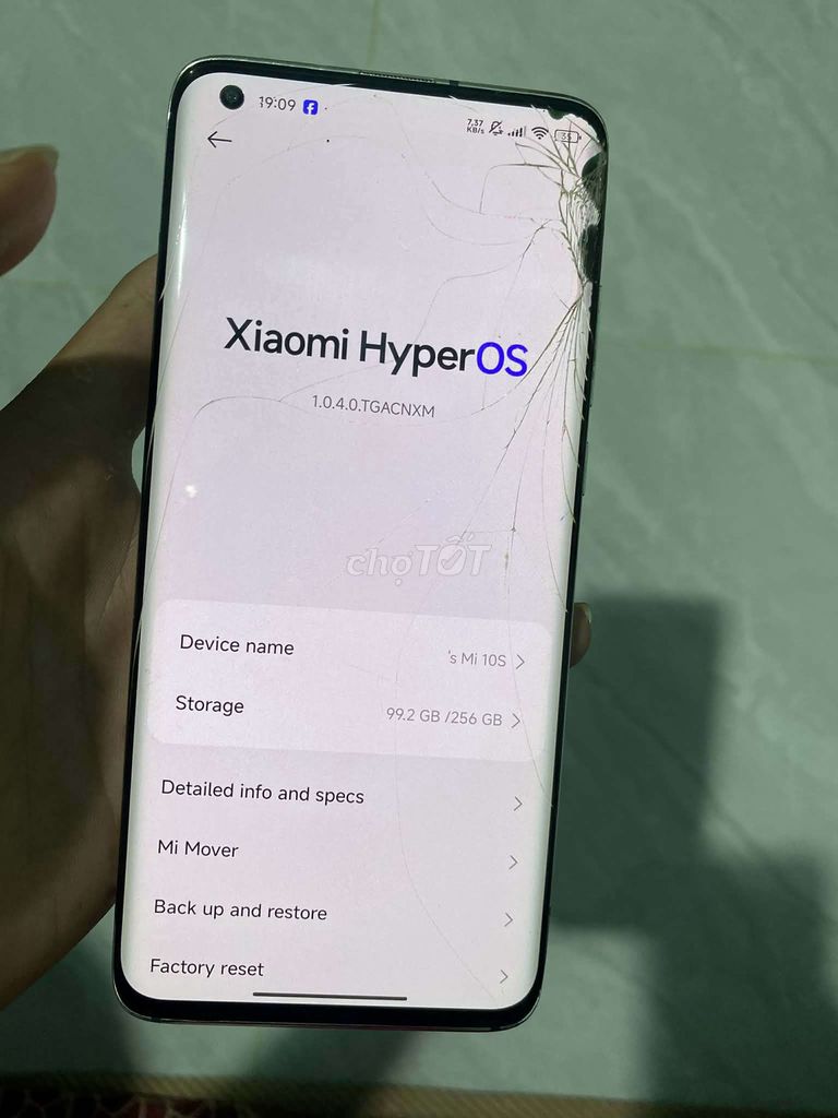 Xiaomi Mi 10S 256GB Trắng nứt, liệt. Mua bán Điện thoại tại Huyện Trà Cú Trà Vinh được đăng bởi Anh Nguyet hình 1