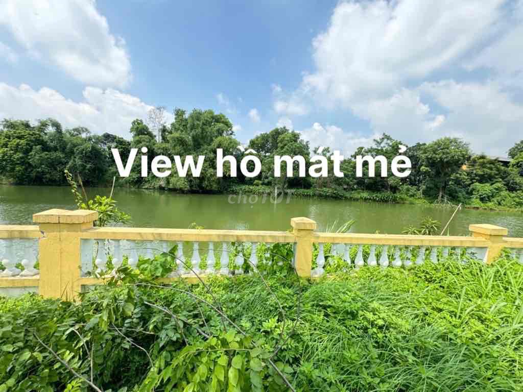 VIEW HỒ ĐIỀU HOÀ- ĐƯỜNG TRẢI NHỰA OTO TRÁNH- 56m CỔ LOA ĐÔNG ANH