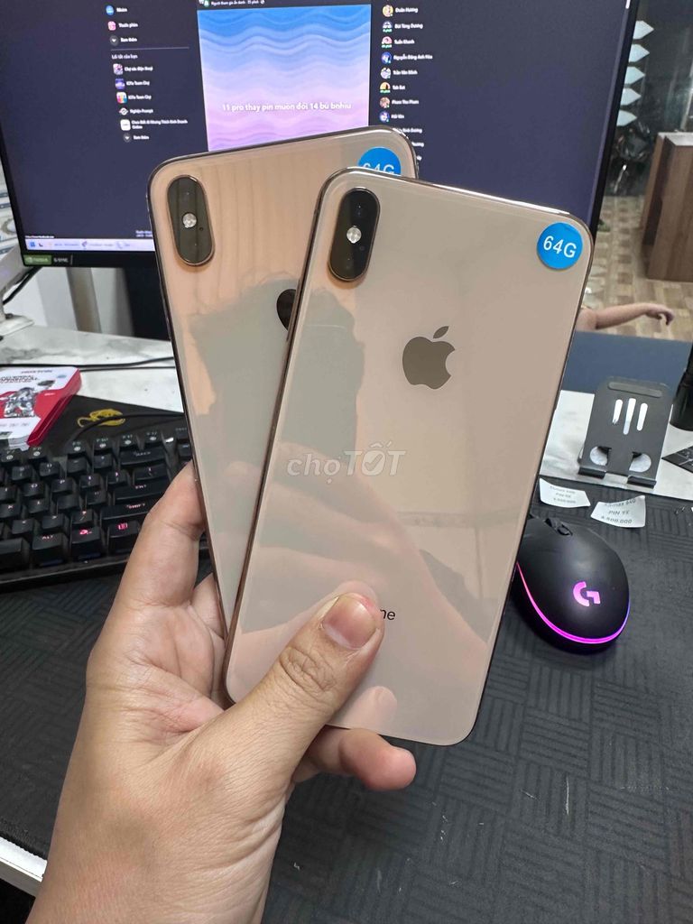 Thanh ly iPhone Xs Max 64GB Vàng đồng. Mua bán Điện thoại tại Huyện Đức Hòa Long An được đăng bởi Hoàng Nam hình 1