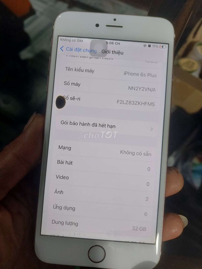 Apple iPhone 6S Plus 32GB Hồng. Mua bán Điện thoại tại Thành phố Thủ Đức Tp Hồ Chí Minh được đăng bởi Lê Thông hình 1